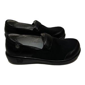 Alegria Size 9.5-10 Black Keli Pro Luster  Slip On Shoe